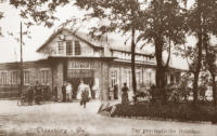 provisorischer Bahnhof 1911/1915