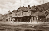 Bahnhof von 1885